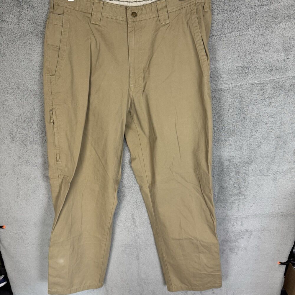 Columbia Pants Mens 36x32 Khaki Heavy Cotton Hunting Hiking Outdoors NWOT